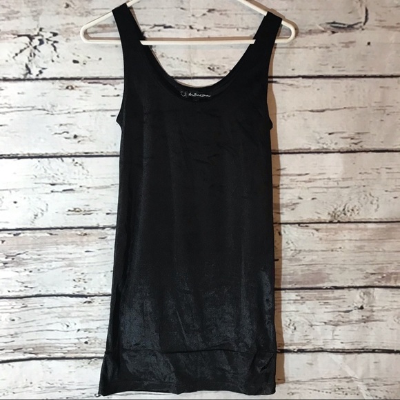 FOR Love And Lemons Black Velvet Tank Dress NWT - Picture 1 of 6